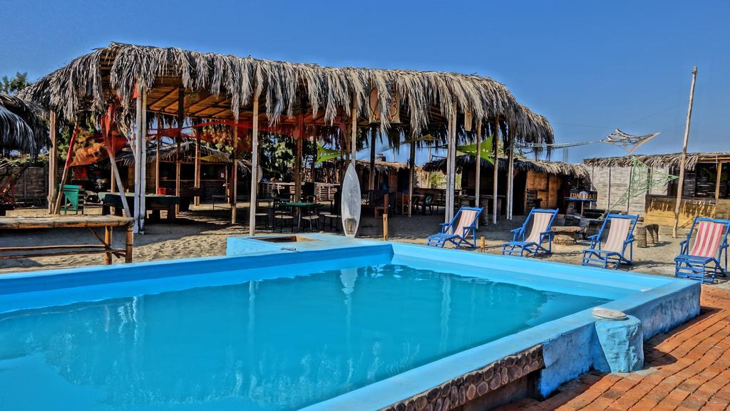 Hostel Psygon Surf Camp Máncora Zewnętrze zdjęcie
